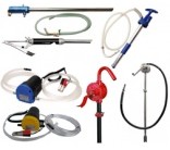 Pagalbiniai įrankiai: pompos dyzelinui, tepalui ir kita įranga